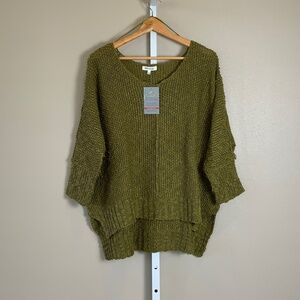Miracle Moss Stitch Slouchy Knit Sweater